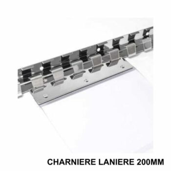 Laniere pvc transparent 200x2mm 1 metre lineaire (ml) ARTL200