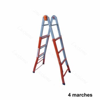 LUXIAME Escabeau telescopique acier 5+5 ART02555