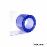 Laniere pvc transparent 200x3mm 1 metre lineaire (ml)