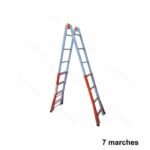 LUXIAME escabeau telescopique 8+8 ART02998