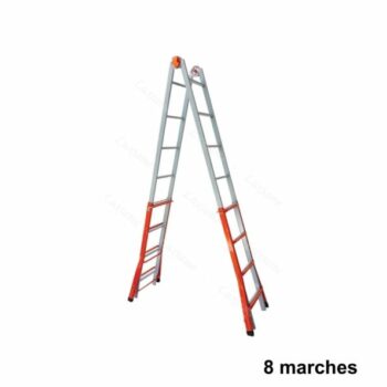 LUXIAME escabeau telescopique acier 3+3 ART02333