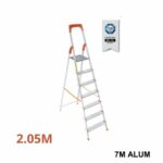 SARAYLI Escabeau aluminium 5 marches 1.63m ART02450