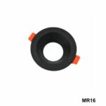 Spot plas mr16 rond blanc 112