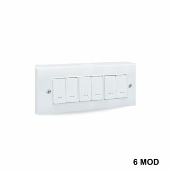 STIEL porte module 4 trous apparent 7545