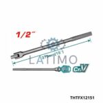 TOTAL Barre d’extension 1/2 375mm flexible THTFX12151