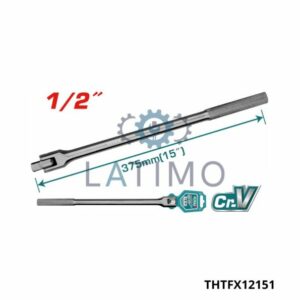 TOTAL Barre d’extension 1/2 375mm flexible THTFX12151