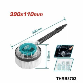 TOTAL Brosse rotative laveur 390x110mm THRB8702