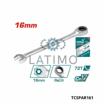 TOTAL Cle mixte a cliquet 16mm TCSPAR161