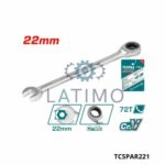TOTAL Cle mixte a cliquet 22mm TCSPAR221