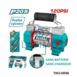 TOTAL Compresseur portatif 20v 120 psi TACLI2026
