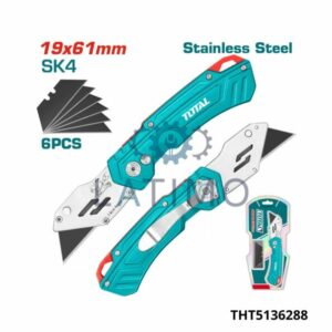 TOTAL Couteau pliant 61mm THT5136288