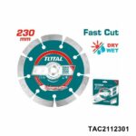 TOTAL pack 100 pcs total disque inox TAC210115100