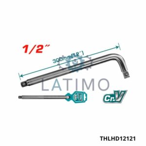 TOTAL Douille en L 300mm THLHD12121