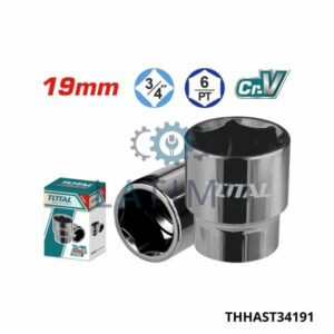 TOTAL Douille hexagonale 19mm THHAST34191