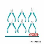 TOTAL ensemble de mini pinces 6 pieces THT1K0511