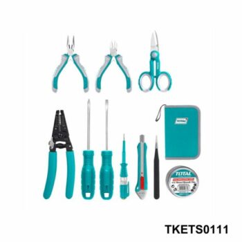 TOTAL ensemble d’outils d’electricien 11 pieces TKETS0111