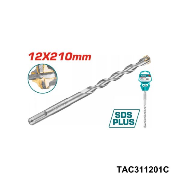 TOTAL foret sds plus 12 x 210mm TAC311201C