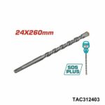 TOTAL foret sds plus 24 x 260mm TAC312403