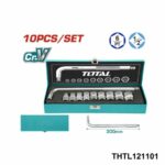 TOTAL Jeu 10 douilles 1/2″ THTL121101