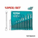 TOTAL Jeu 12 cles polygonales THT1024121