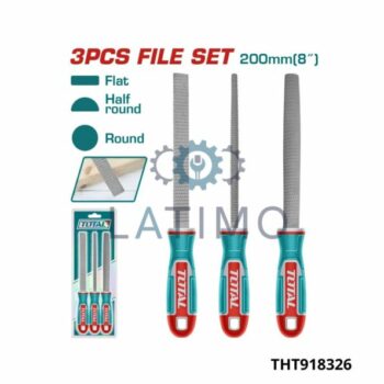 TOTAL Jeu 3 limes a bois THT918326