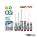 TOTAL JEU DE 6 TOURNEVIS DIVERS TKSDS0626