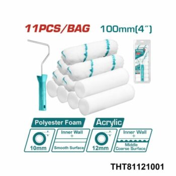 TOTAL jeux 12 rouleaux peinture THT81121001