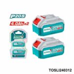 TOTAL boite à cle douille 1/2 24 pcs THT141253