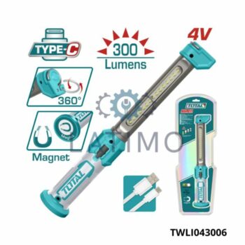 TOTAL Lampe 3.6v + charge usb TWLI043006