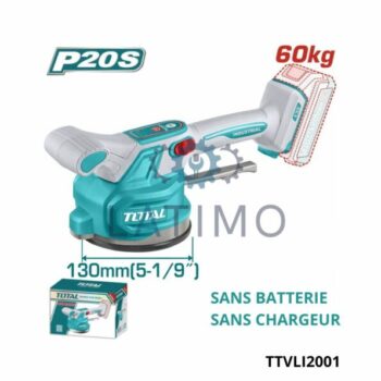 TOTAL Machine vibreur 60kg 20v sans batterie sans chargeur TTVLI2001