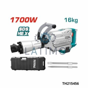 TOTAL Marteau piqueur 16kg 1700w TH215456