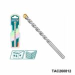 TOTAL meche beton 8x120mm TAC260812