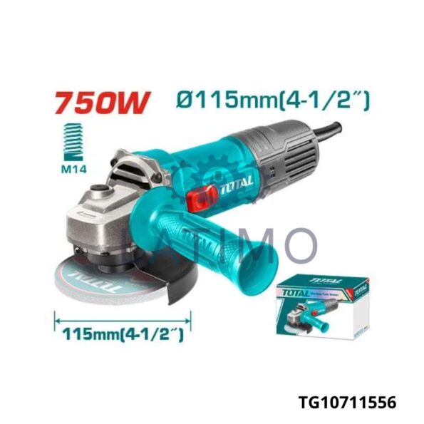TOTAL Meule angulaire 750w 115mm TG10711556