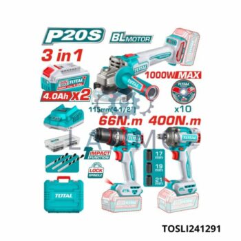 TOTAL Pack electroportatif 3en1 TOSLI241291