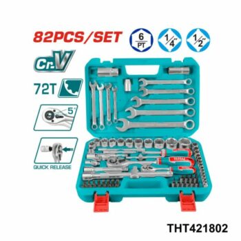 TOTAL Pack outillage 82 pcs THT421802