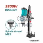 TOTAL Perceuse diamant Ø22 3800W TDDM38001