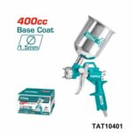 TOTAL pistolet de peinture goude haut 1,5mm 400cc TAT10401