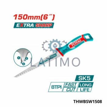 TOTAL Scie a platre 150mm THWBSW1508
