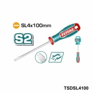 TOTAL tournevis fr 4x100mm TSDSL4100