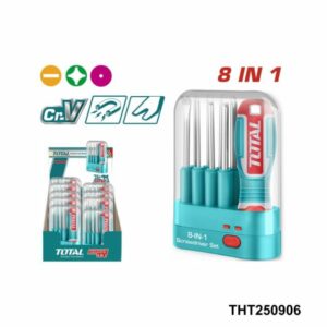 TOTAL Tournevis interchangeable 8en1 THT250906