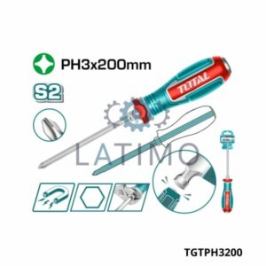 TOTAL Tournevis ph 3x200mm TGTPH3200