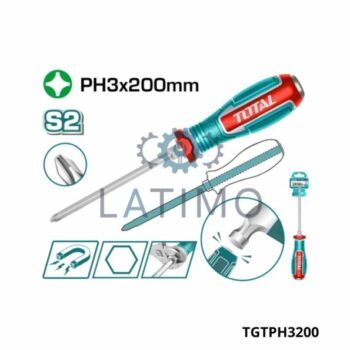 TOTAL Tournevis ph 3x200mm TGTPH3200