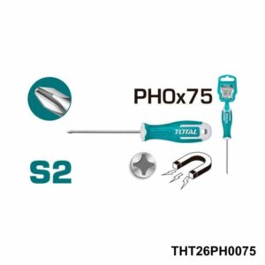 TOTAL tournevis pho*75 americain THT26PH0075