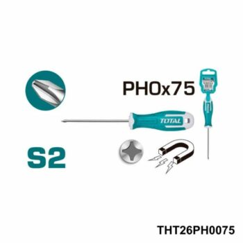 TOTAL tournevis pho*75 americain THT26PH0075