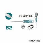 TOTAL tournevis sl4*100 francais THT264100