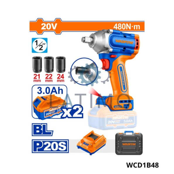 WADFOW Cle a choc 480nm + 3ac WCD1B48