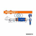 WADFOW Cle a molette bleu/org 12″ 300mm WAW2212