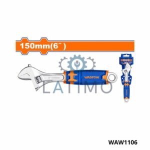 WADFOW Cle a molette chrome 6″ 150mm WAW1106