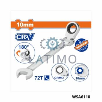 WADFOW cle mixte a cliquet rev 10mm WSA6110