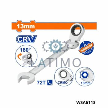 WADFOW cle mixte a cliquet rev 13mm WSA6113